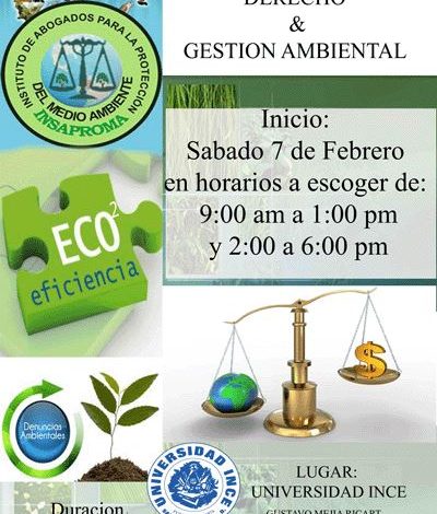 Photo of Diplomado en Derecho & Gestión Ambiental
